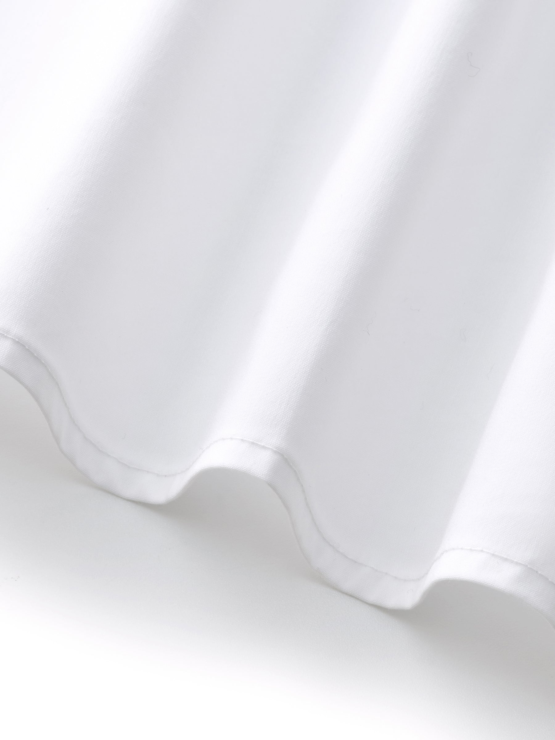 Ruffle Collar Embroidered Placket Women Shirt