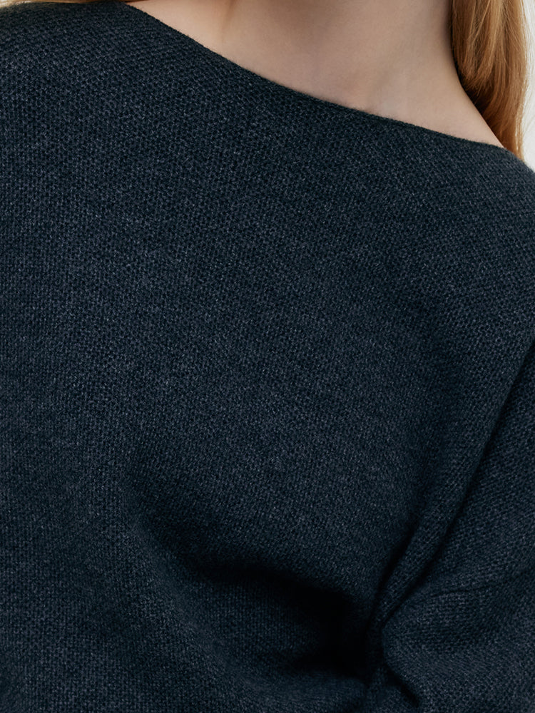 Cashmere Drop Shoulder Women Sweater