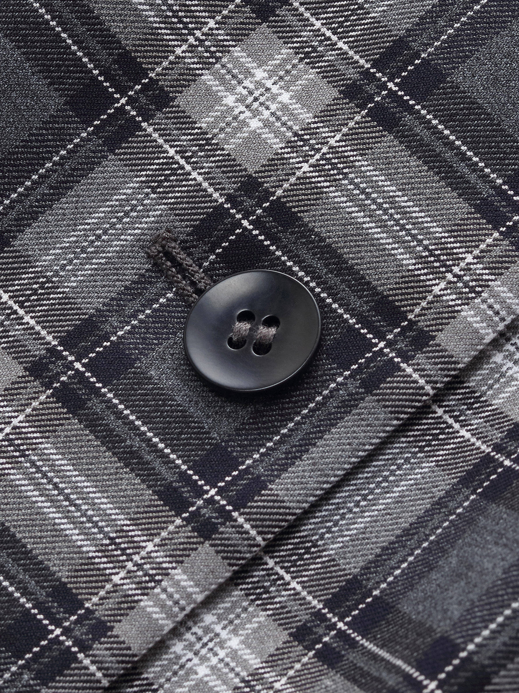 Plaid Ribbon Tie Women Flare Hem Top