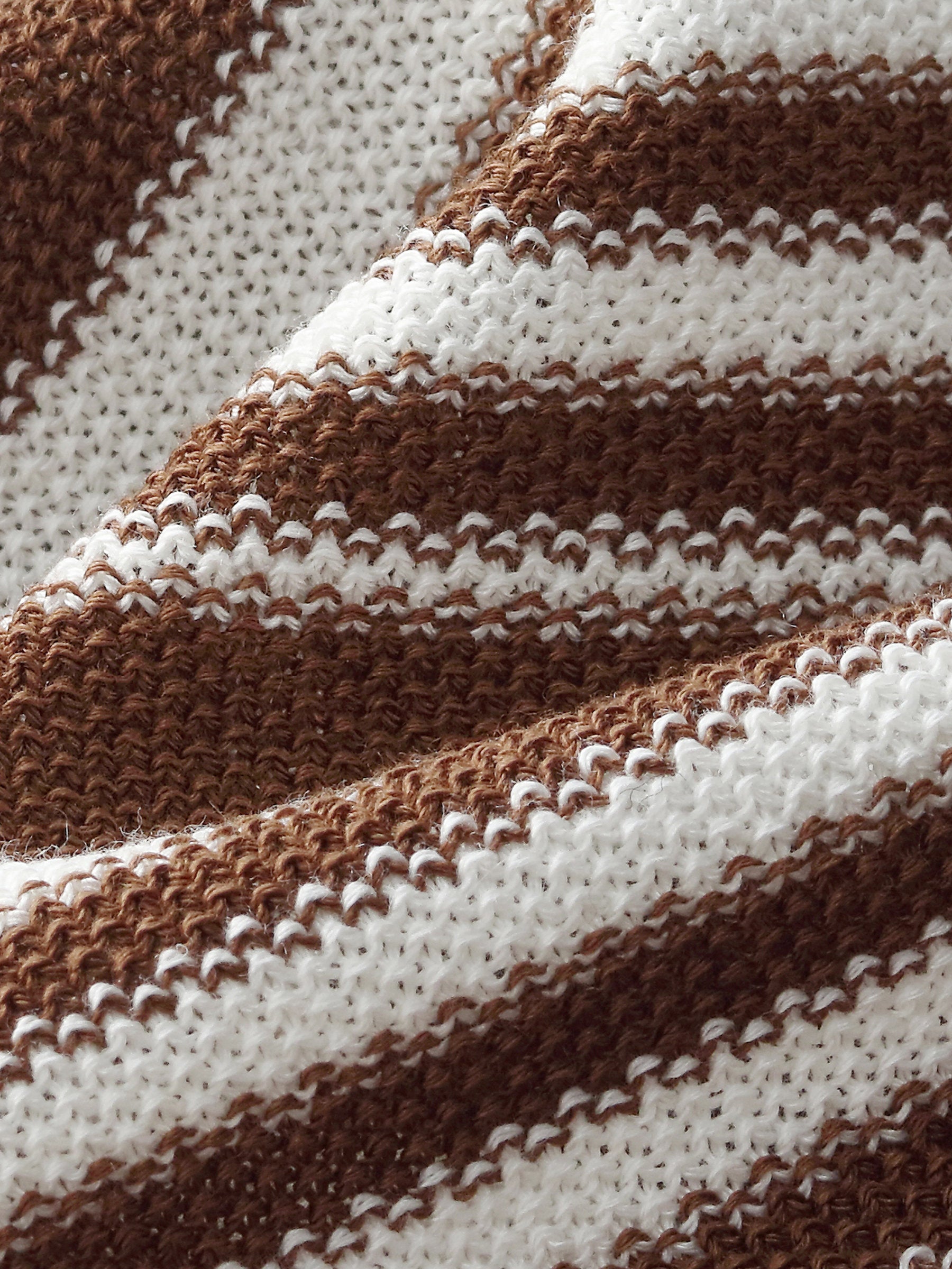 Tencel Blend Polo Collar Stripe Women Cap Sleeve Knit Tank Top