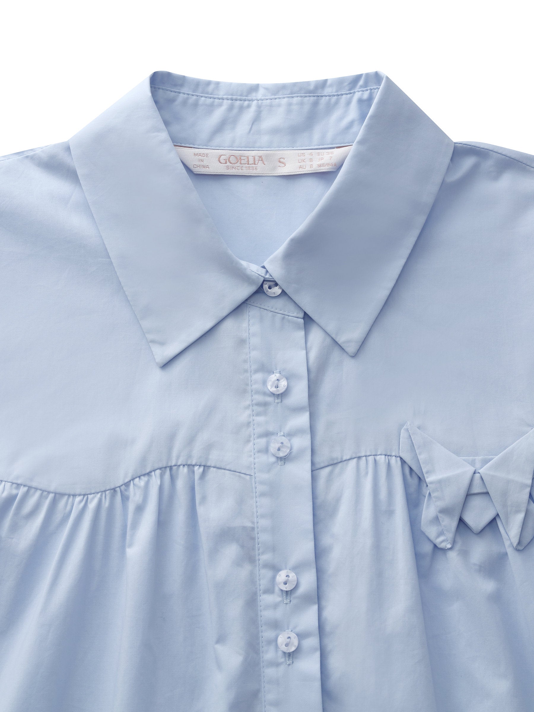 100% Cotton Women Puff Sleeve Mini Dress With Ribbon