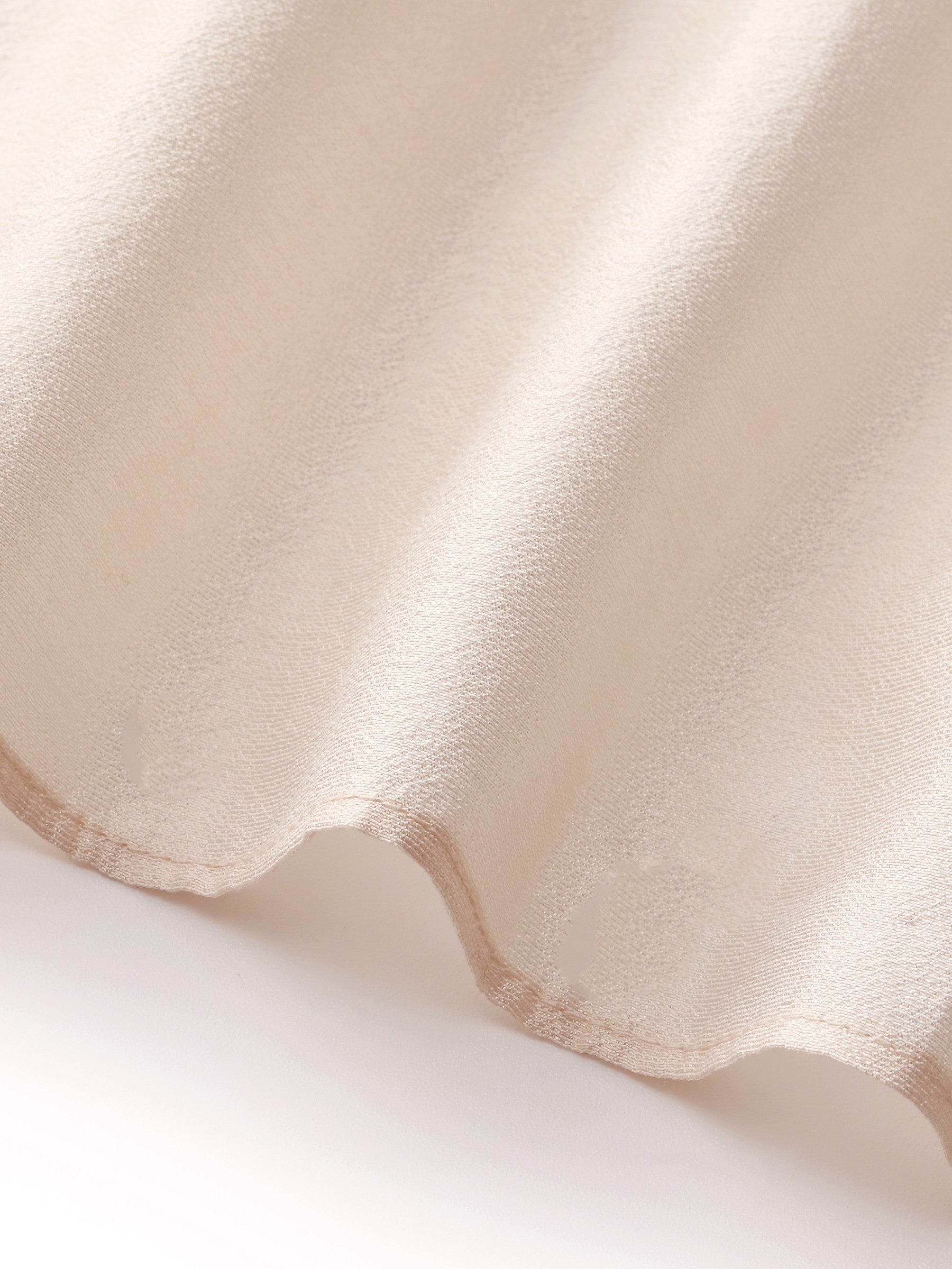 Modal Acetate Blend Tie Front Women Shirt