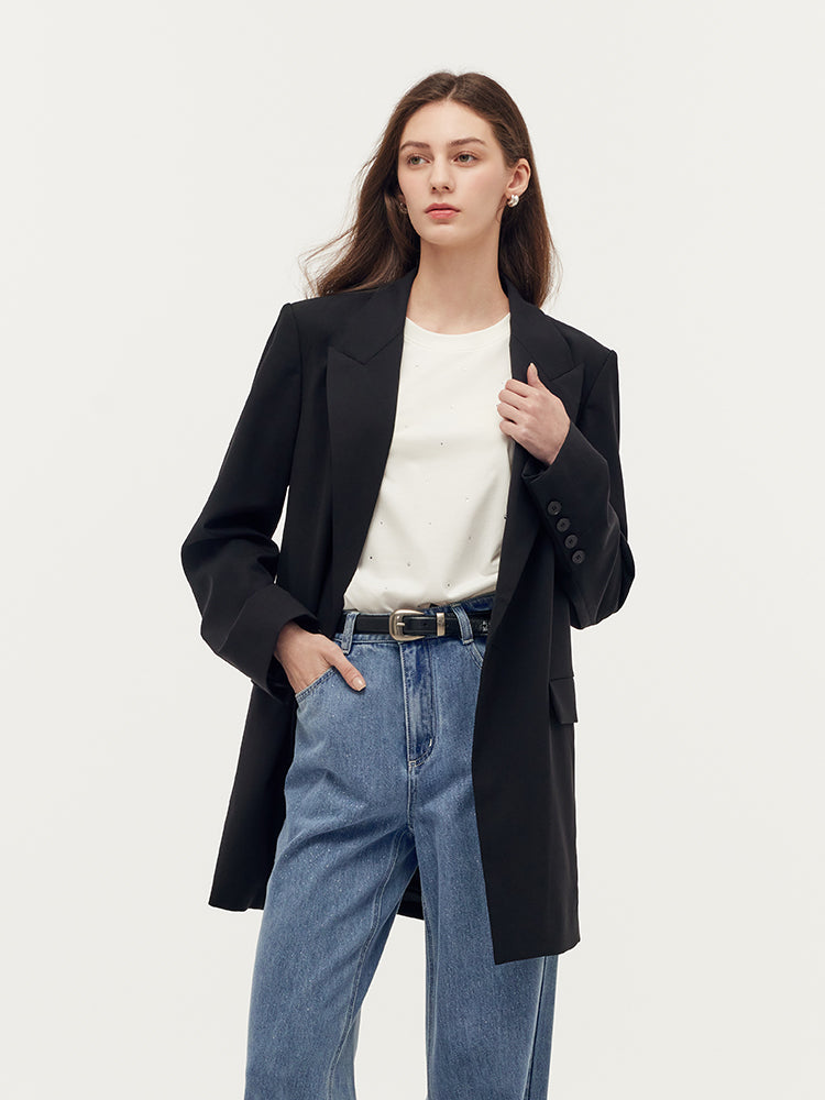 Machine Washable Wool Unisex Blazer