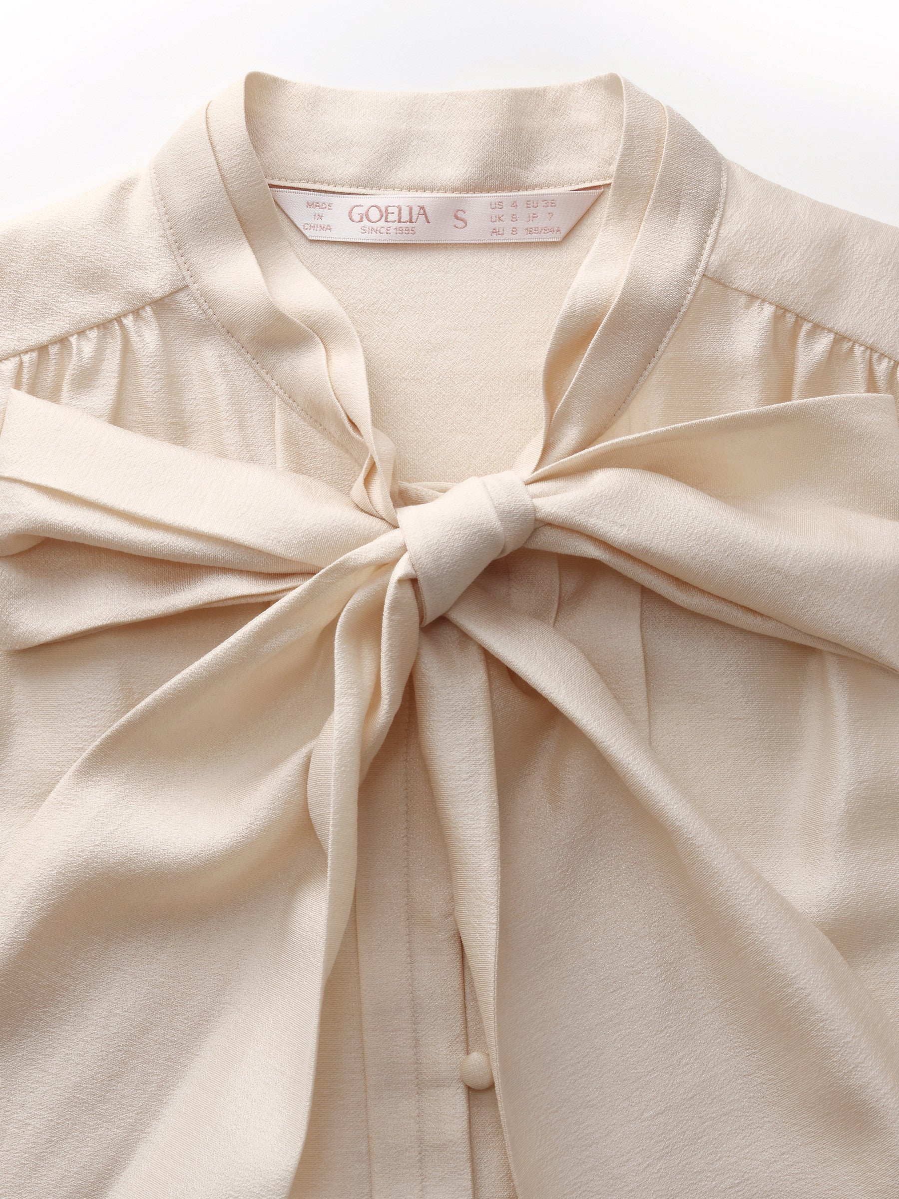 Modal Acetate Blend Tie Front Women Shirt