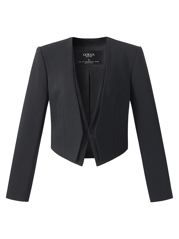 Wool Double Layer Women Blazer