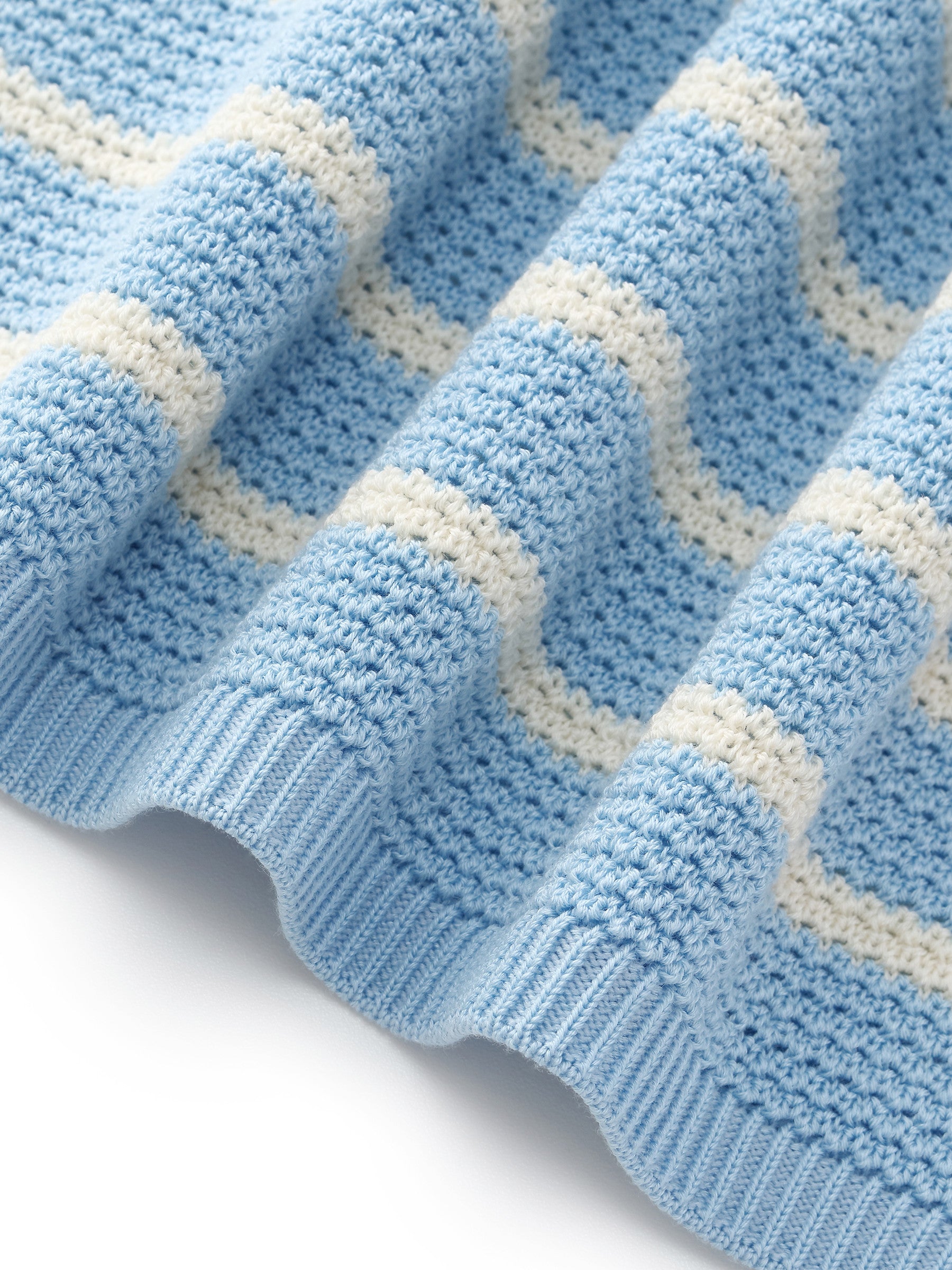 Tencel Blend Stripe Women Knit Top