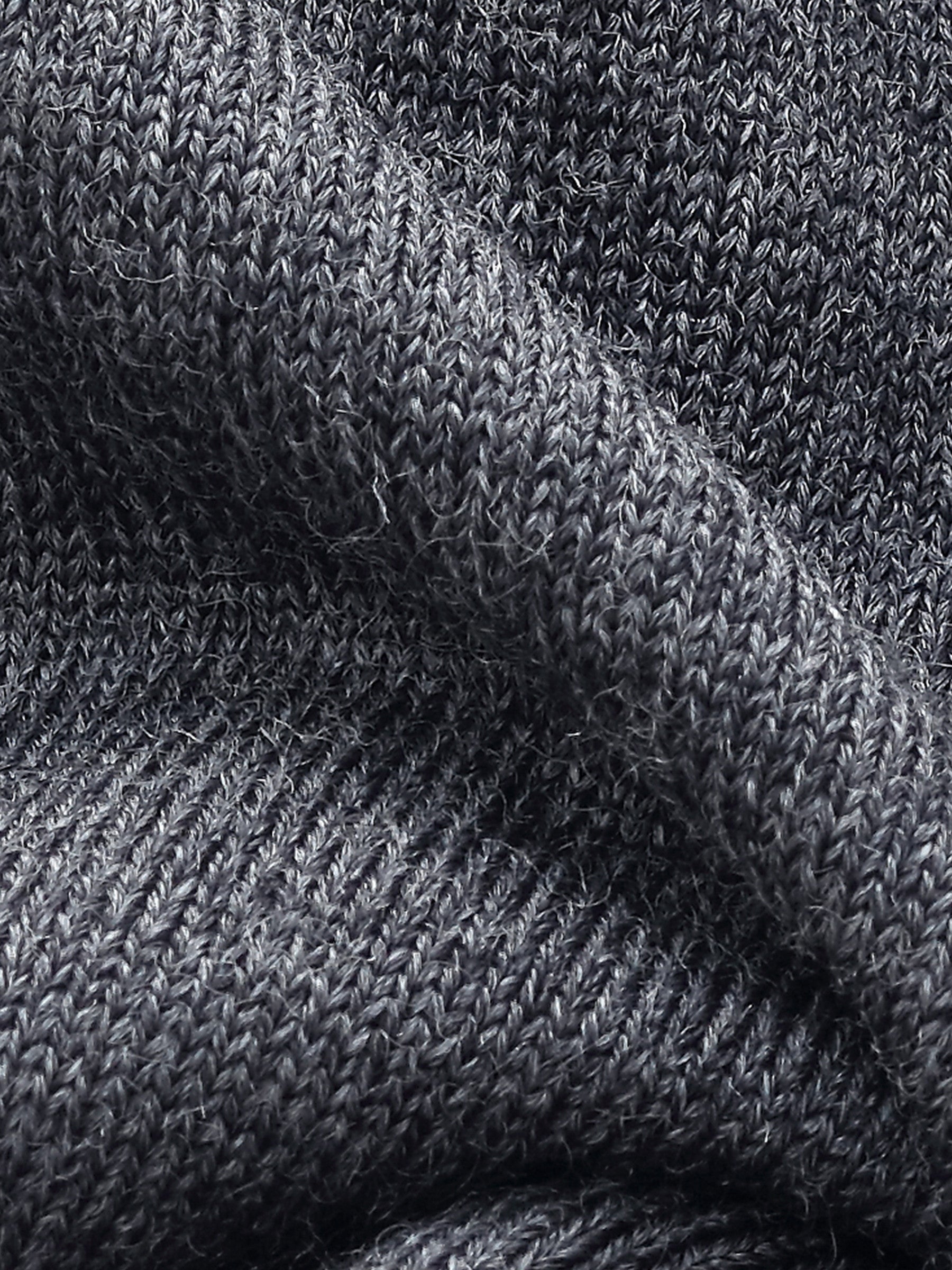 Wool Blend Half-Zip Contrast Trim Women Hoodie