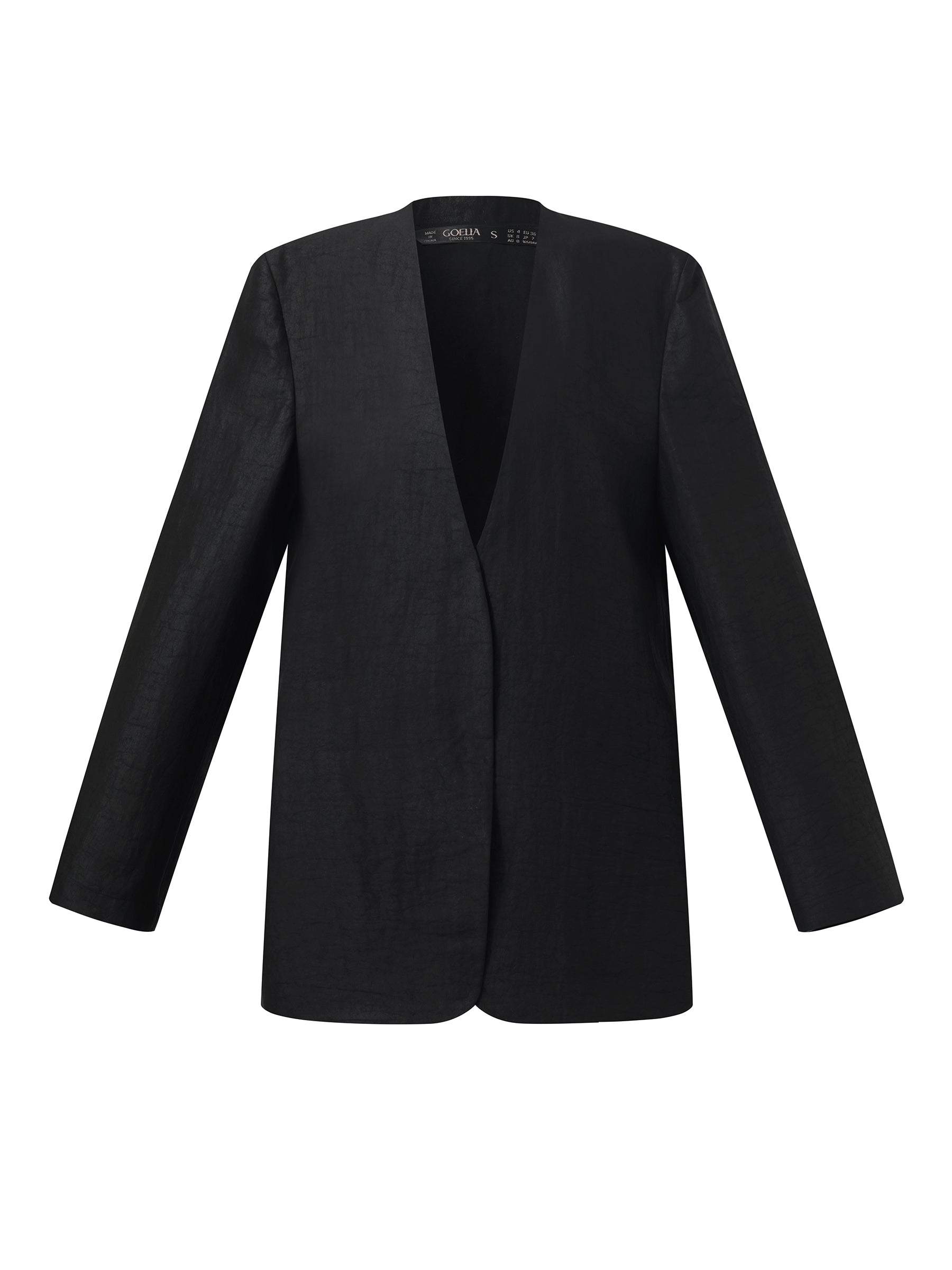 22MM Xiang Yun Silk Unisex Collarless Blazer