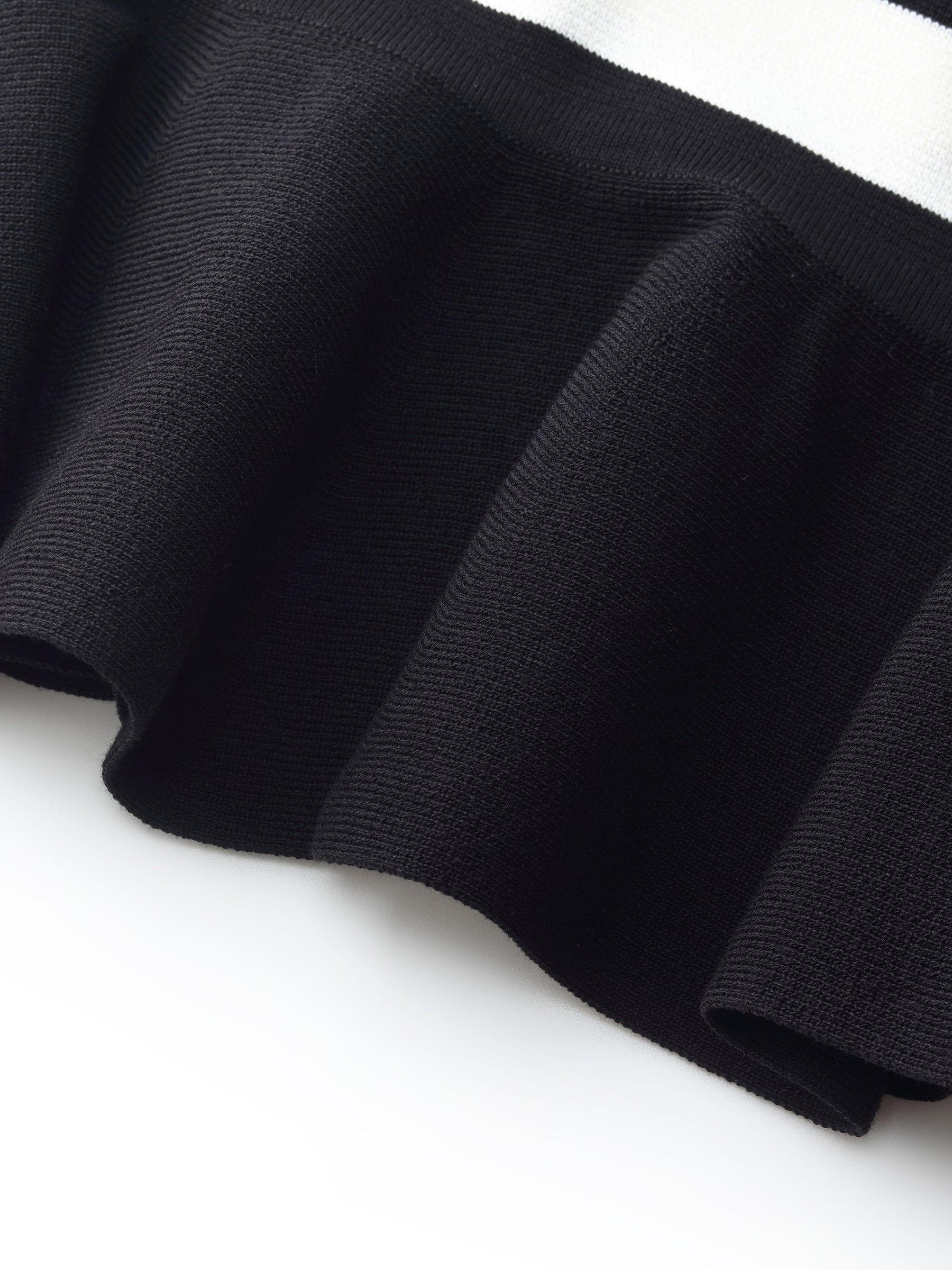 Tencel Blend Stripe Contrast Trim Women Knit Mini Tank Dress