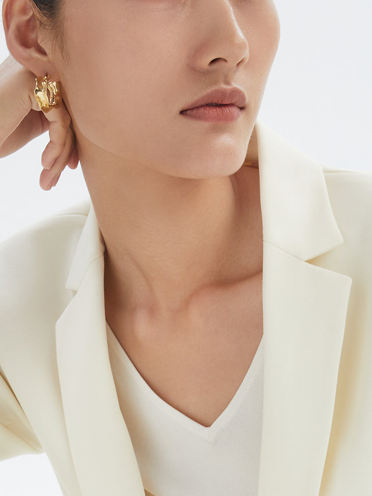 Washable Worsted Wool Blazer