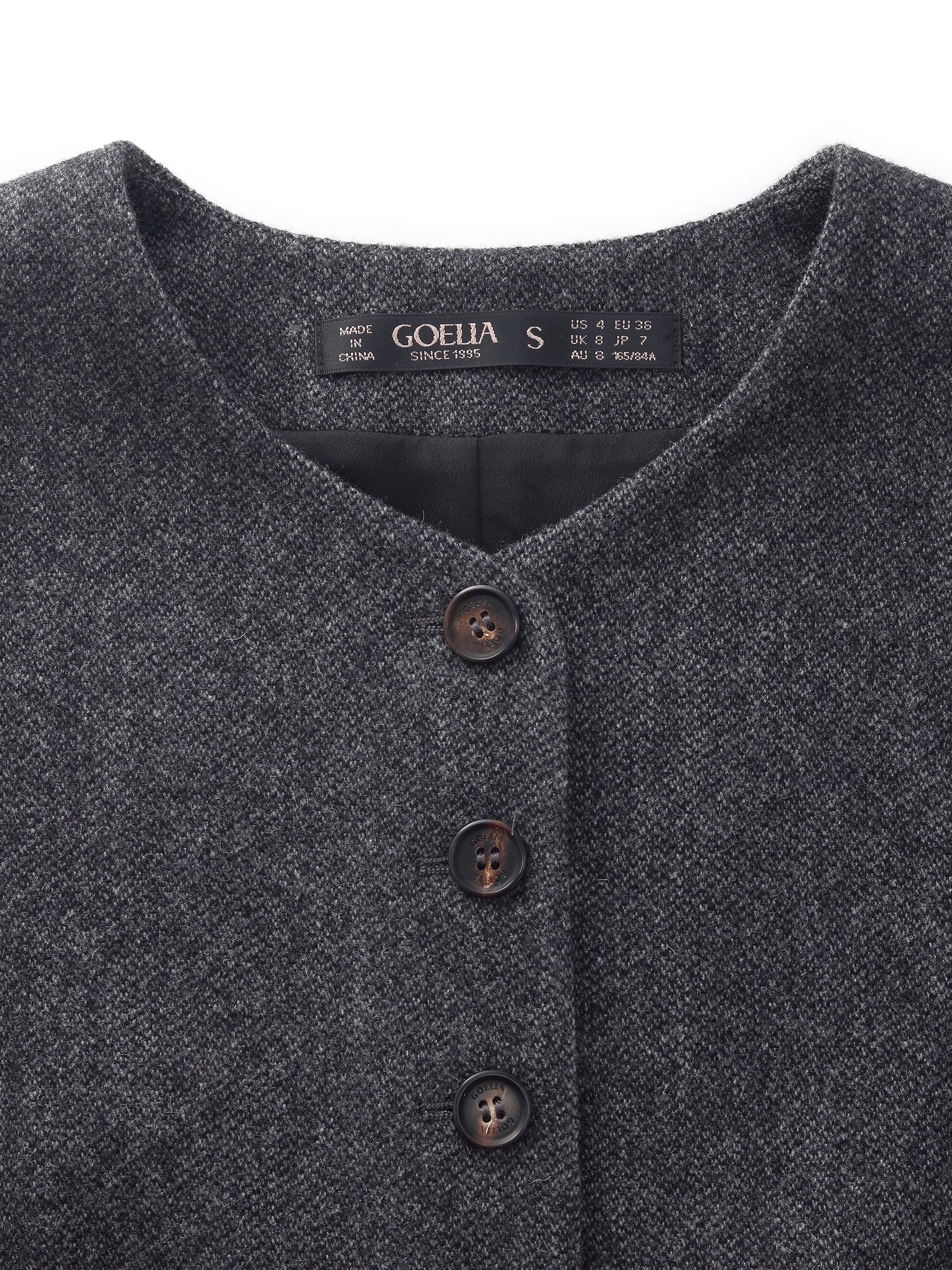 100% Washable Wool Women Button Down Vest