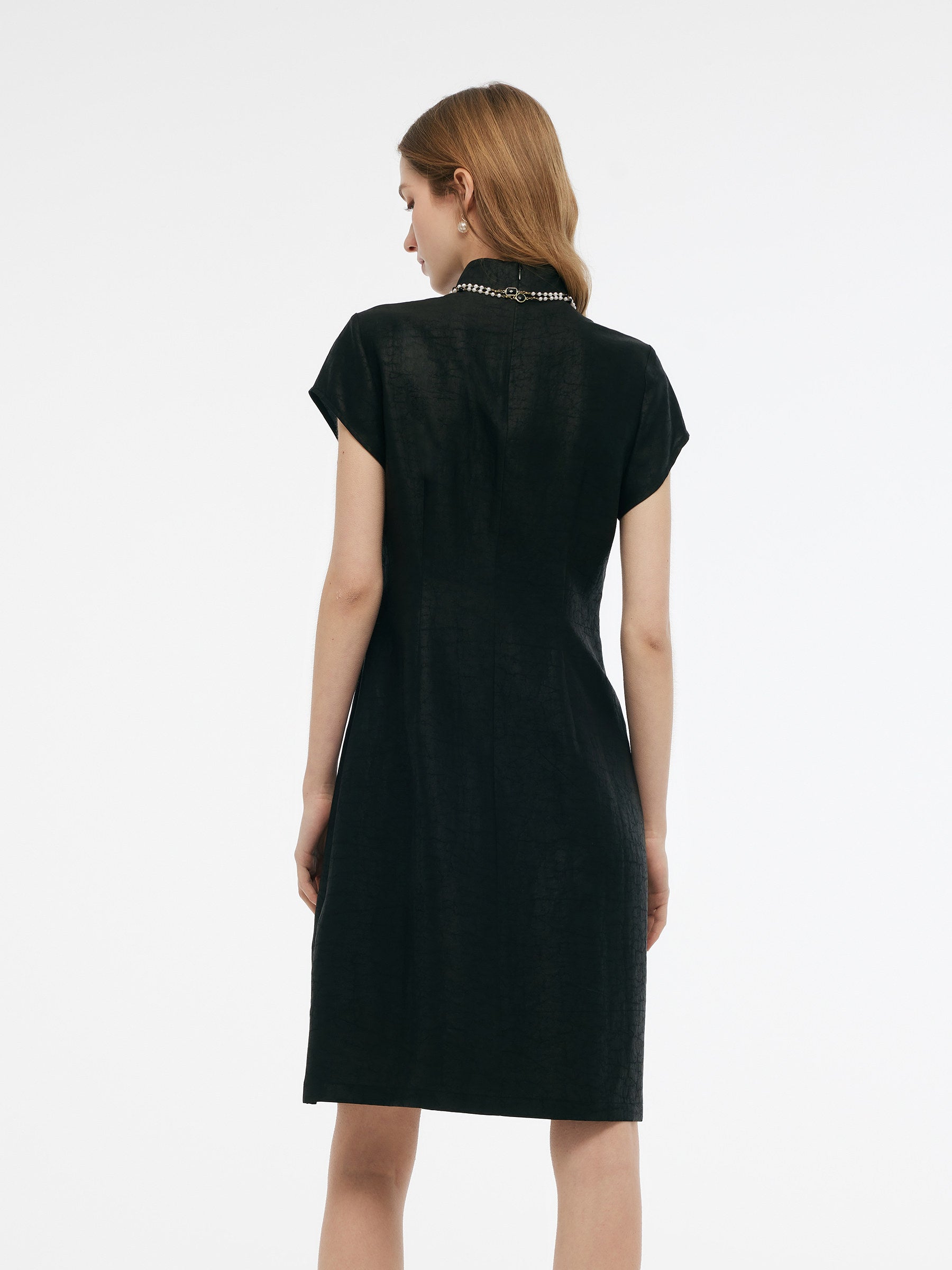 18MM Xiang Yun Silk Women Qipao Mini Dress