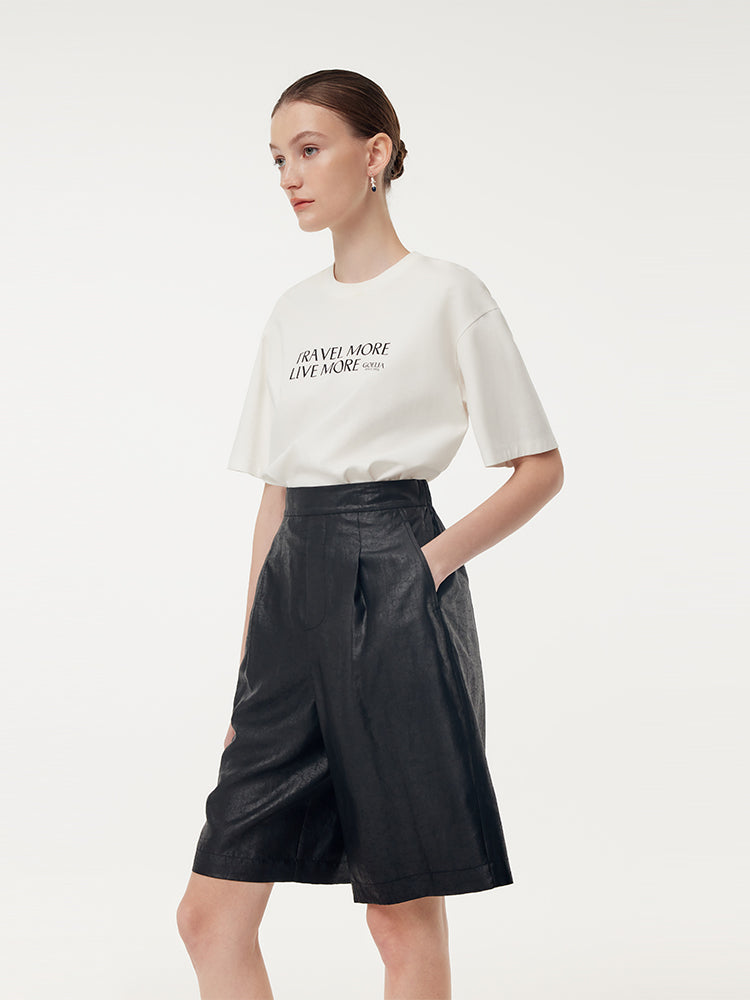 16MM Xiang Yun Silk Unisex Knee Length Shorts