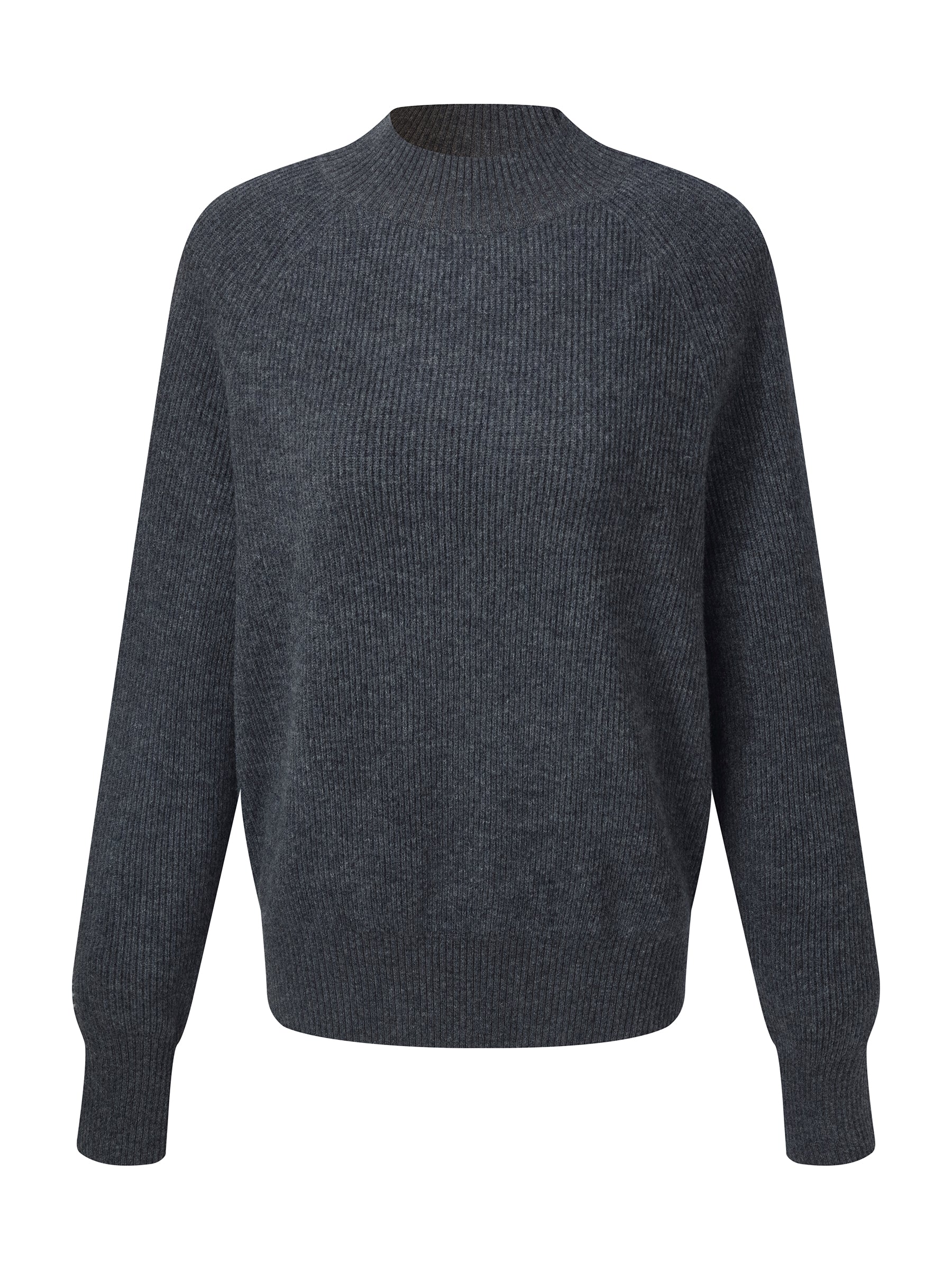 100% Wool Stitch Trim Women Knit Top