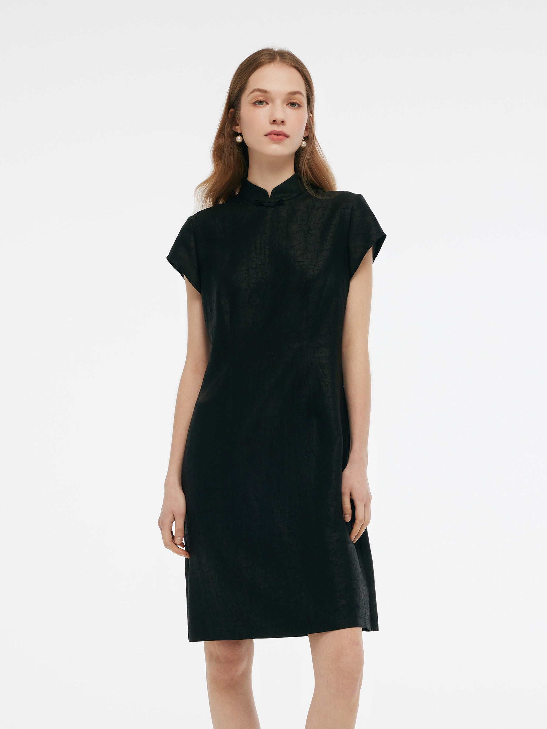 18MM Xiang Yun Silk Women Qipao Mini Dress