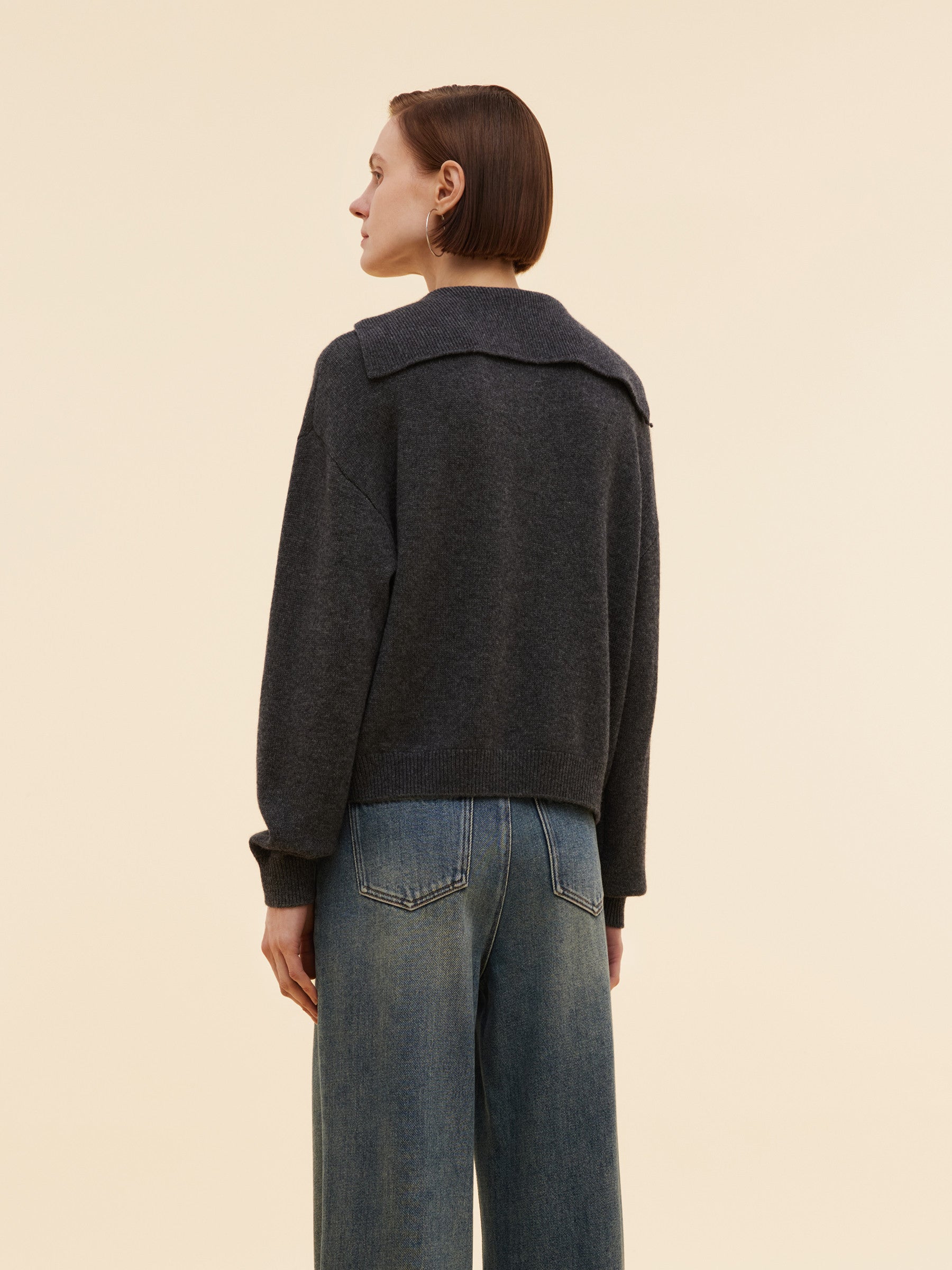 Cashmere Wool Blend Women Sweater