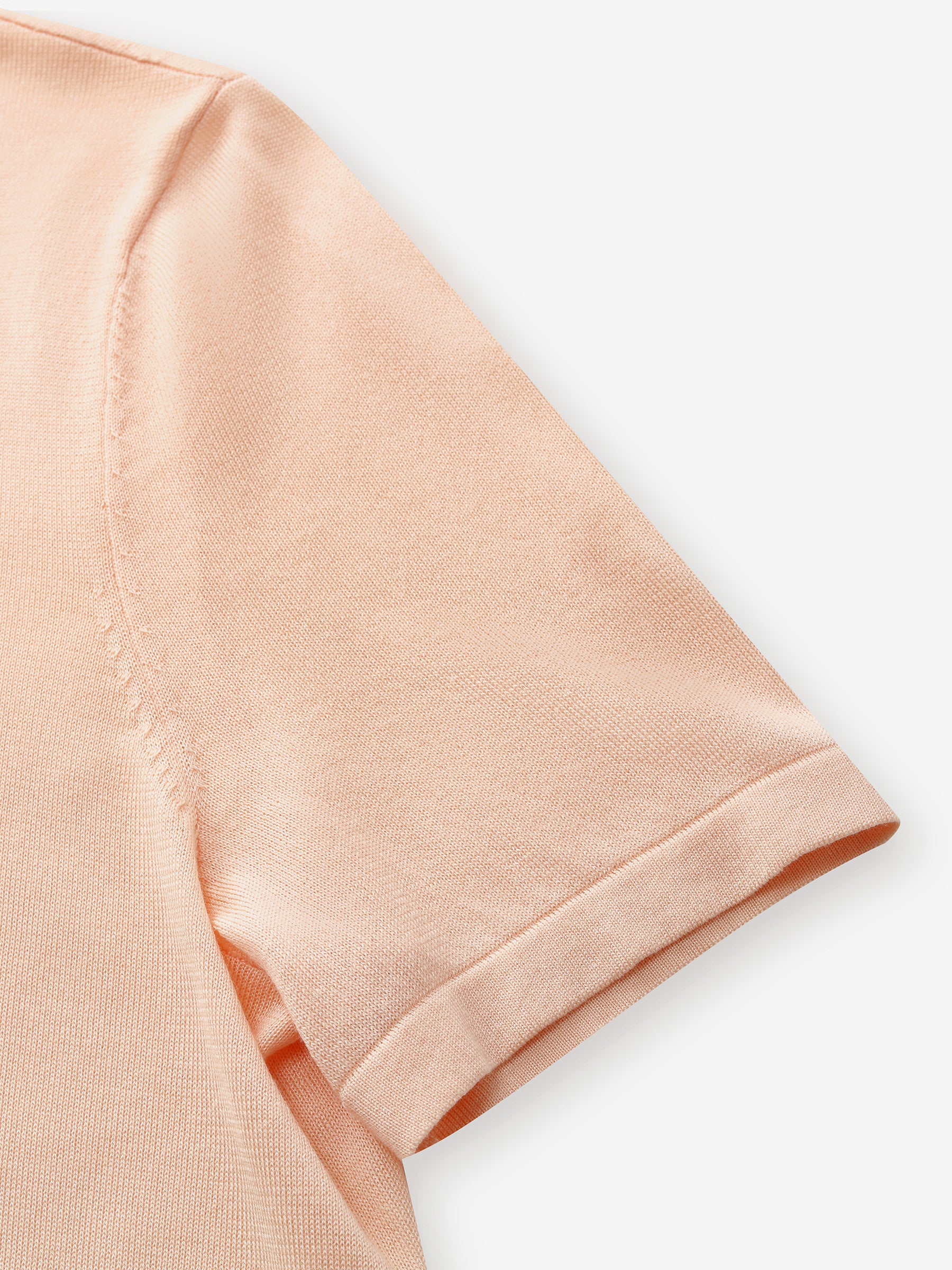 Tencel Acetate Blend Floral Embroidered Women Knit T-Shirt