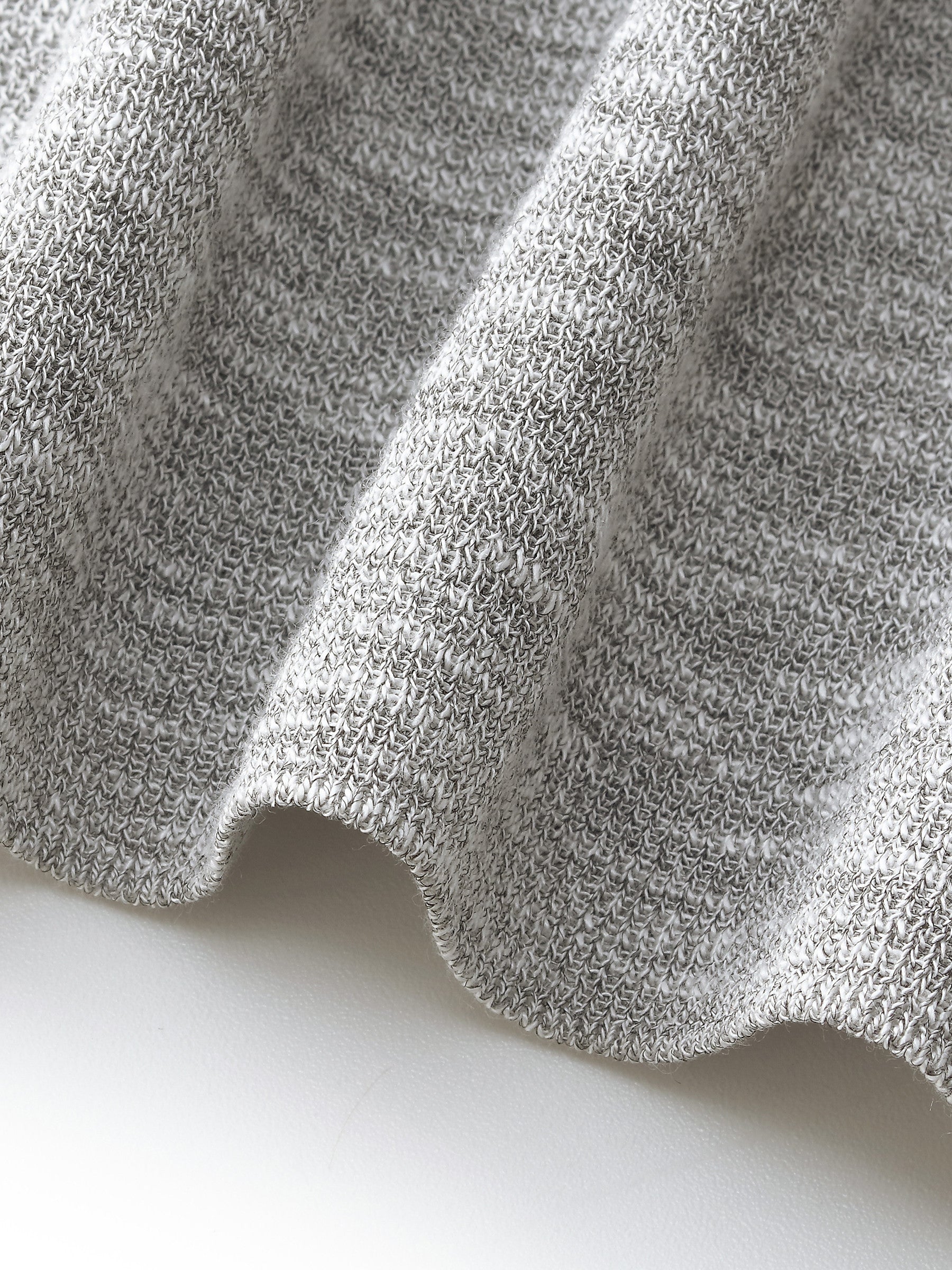 Ruffle Neckline Women Knit Top