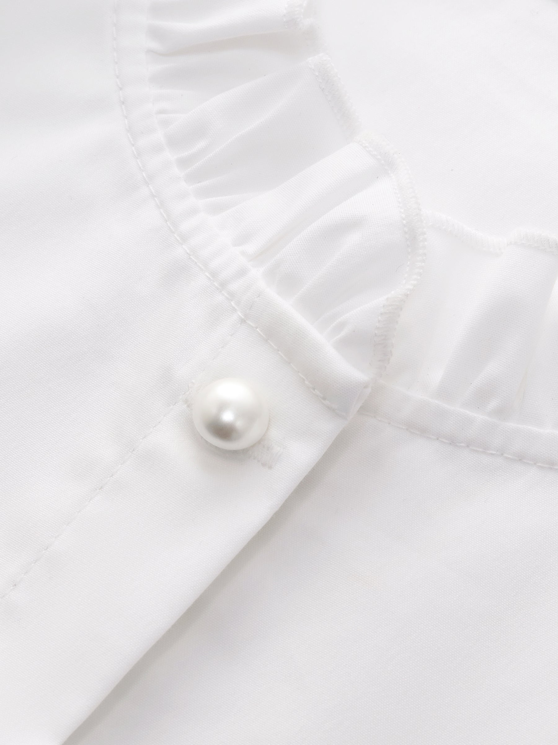 Ruffle Collar Women Sleeveless Shirt