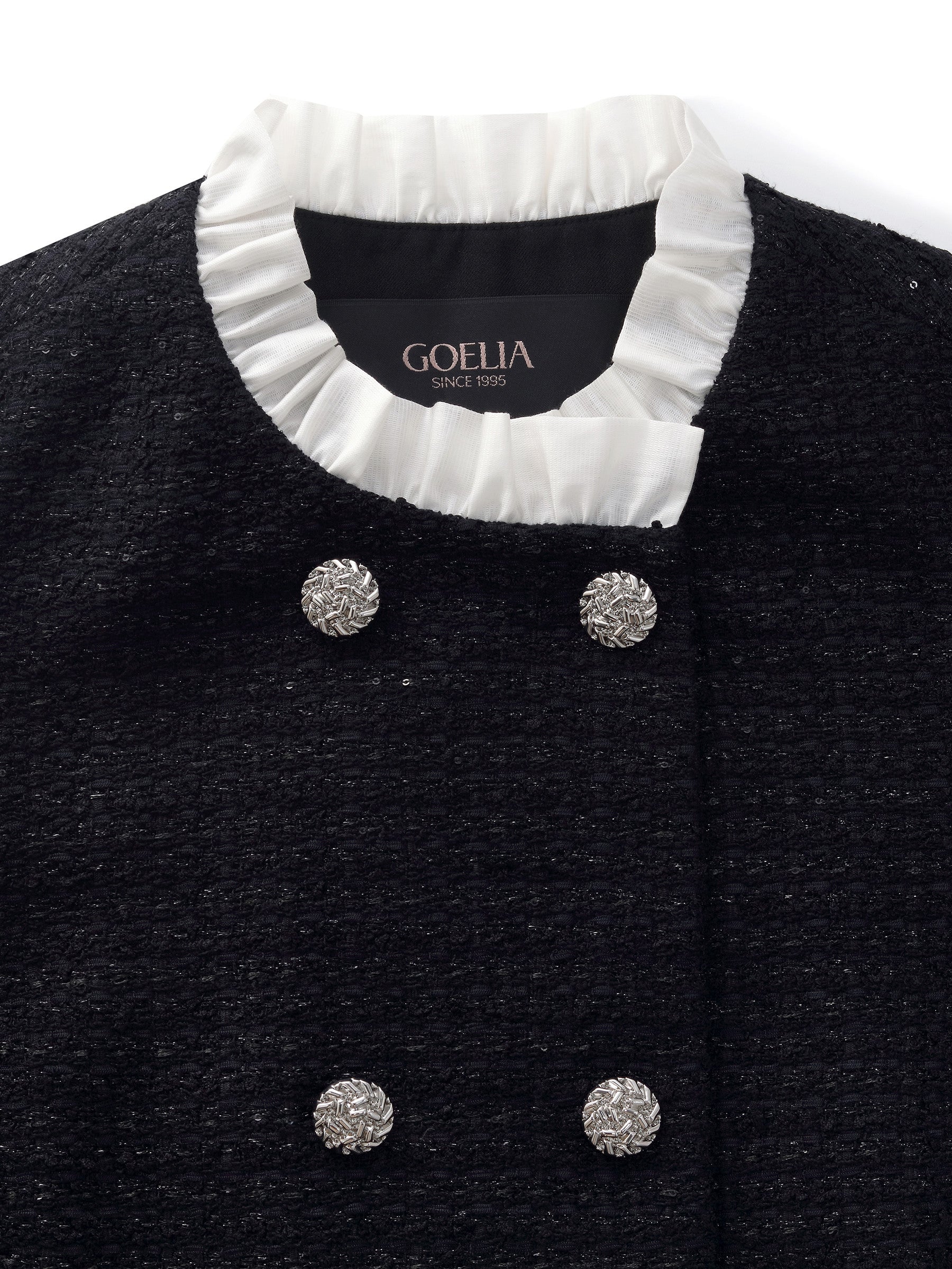 Tweed Faux Two-Piece Women Mini Dress