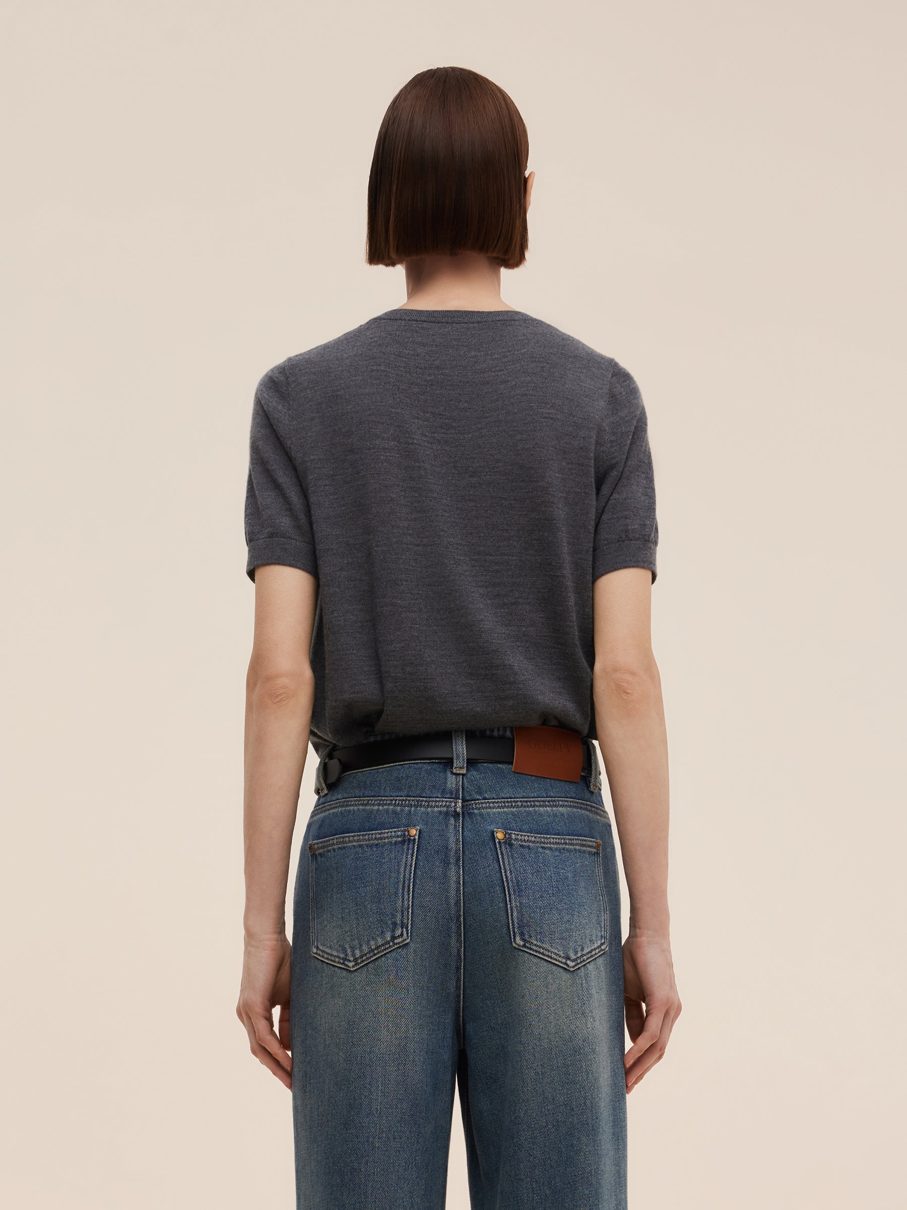 100% Machine Washable Wool Argyle Women Knit Top