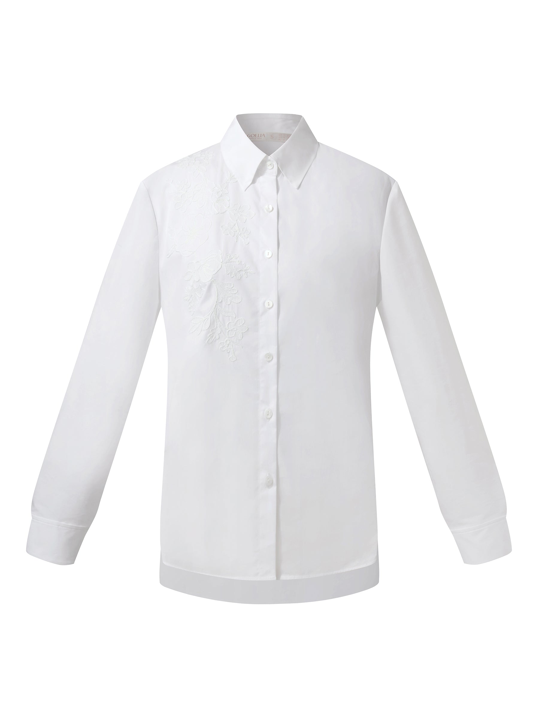 Embroidered Women Long Sleeve Shirt