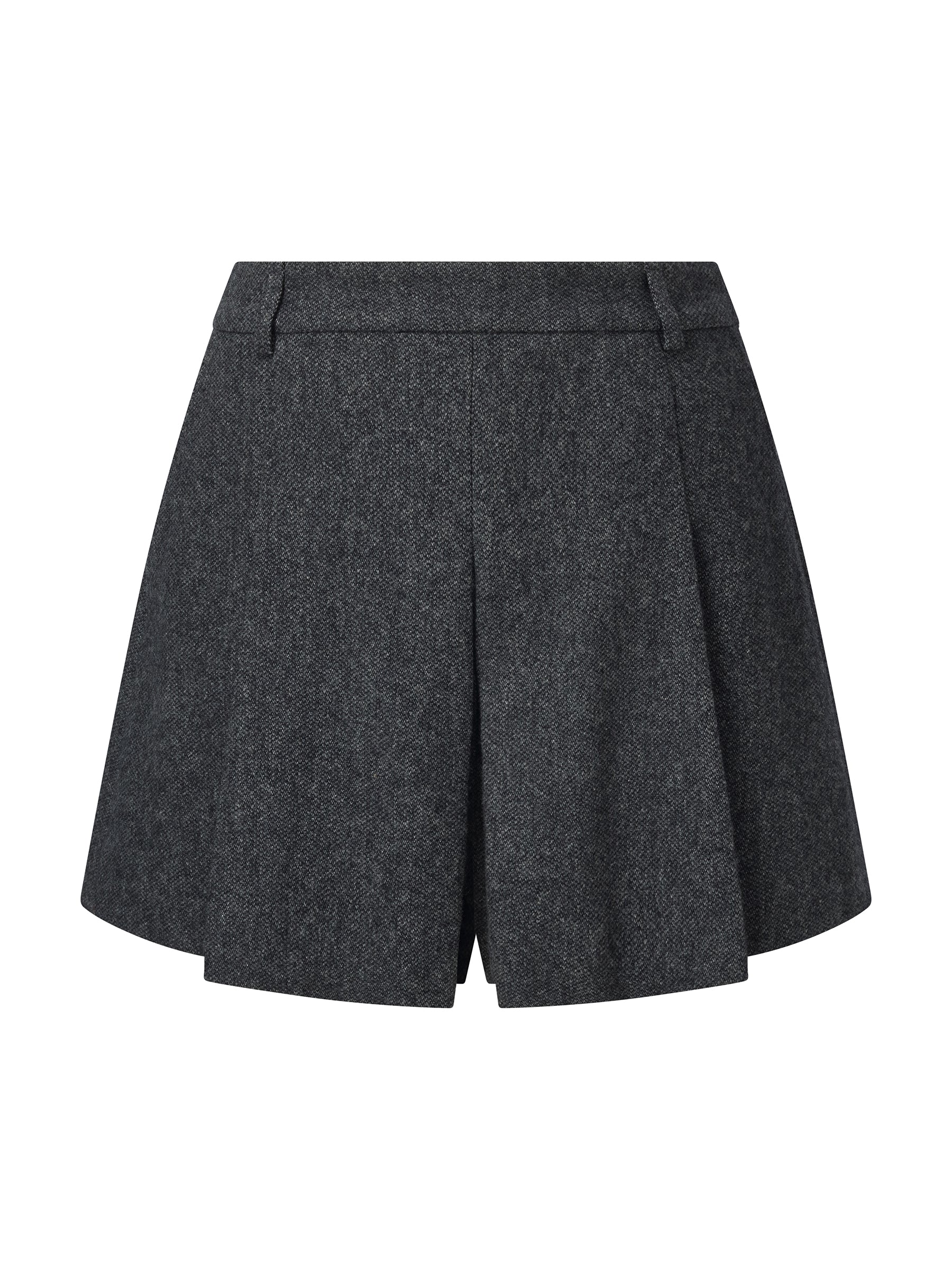 100% Washable Wool A-Line Women Culotte Skirt